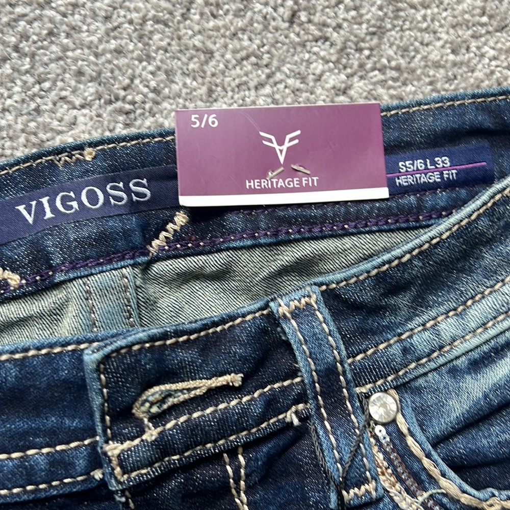 VIGOSS denim jeans Dallas boot cut heritage fit - Picture 6 of 7